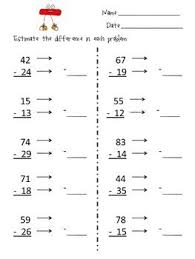 Estimating Differences Math Workshop Third Grade Third Grade Math 3rd Grade Math