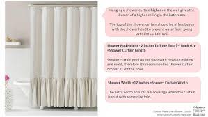 Linen Shower Curtain With Stripes Accent Custom Shower Etsy Custom Shower Curtains Custom Shower Shower Curtain Lengths