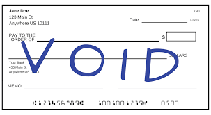 The reason for this is for direct deposit, they need you bank's routing number as well as your account by writing void on the check, it cannot be used or forged. How To S Wiki 88 How To Void A Check Bank Of America