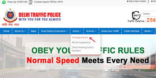 How To Pay Traffic Challan Online In Delhi E Challan Online Payment