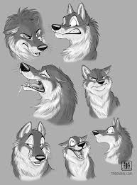 Tanidareal Artwork On Twitter Cartoon Faces Expressions Warrior Cats Fan Art Wolf Face Drawing