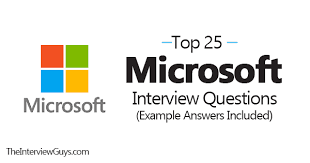 These financial analyst interview questions bring together a snapshot of what to look for in candidates with a sample of great interview questions. Top 25 Microsoft Interview Questions Example Answers Included