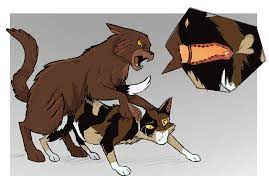 bodily fluids clawface (warriors) doggy style domestic cat duo  felid feline felis female feral forced from behind position hi res internal  internal vaginal male malefemale mammal questionable consent rape