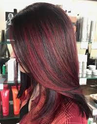 29 Trendy Hair Color Red Brown Burgundy Highlights Burgundy Hair Short Hair Highlights Short Hair Styles