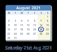 The news director told me i wouldn't get a job with braids. August 21 2021 Calendar With Holiday Info And Count Down Ind