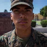 Pfc. Jaden Q. Bowes, an 18-year-old of RSS McMinnville