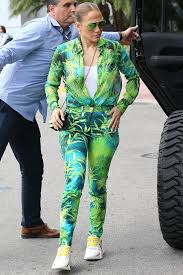 This garment instantly received significant. Jennifer Lopez Wears The Iconic Versace Print In A Matching Set