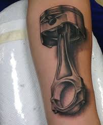 This black and white tattoo is perfect for smaller areas. 70 Car Tattoos For Men Cool Automotive Design Ideas
