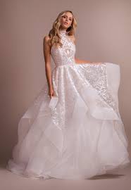 Hayley Paige Kleinfeld Bridal Wedding Dresses Kleinfeld High Neck Wedding Dress Ball Gowns Wedding
