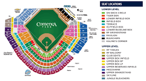 37 Actual Comerica Park Seating