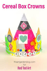This habitats activity for kids can take a few days and it will allow their creativity to shine. How To Make A Cereal Box Crown For Father S Day Red Ted Art Make Crafting With Kids Easy Fun