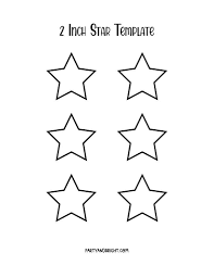Stencil is the fastest way to double your engagement on social media! Star Template Printables Large Small Star Stencils Party Bright