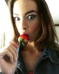 Have a nice day ☺️ #charity_crawford #charitycrawford #attractivegirls  #model #actress #strawberry #beautygirl