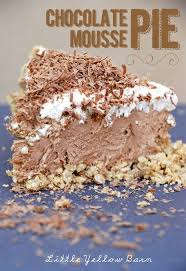 Chocolate Mousse Pie