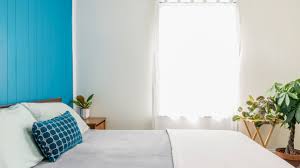Instead of painting a full, flat wall, draw the eye to a corner by painting it a solid color. How To Choose A Bedroom Accent Wall And Color