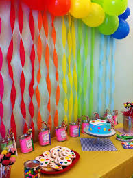 I love picking a fun theme and basing the entire party around it; Birthday Decoration At Home For Girl