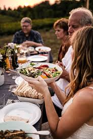 This simple party lets you do things ahead of time you can fully enjoy your guests. A Simple And Beautiful Summer Dinner Party With A Couple Cooks Easy Dinner Party Dinner Party Summer Dinner Party Entrees