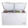 Huge food freezer, big meat freezer, emergency food preservation cabinet solid top commercial chest. 1