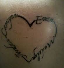 Make Me Pretty Heart Tattoos With Names Tattoos With Kids Names Name Tattoos For Moms