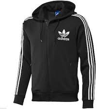 Adidas Black And White Jacket Mens 