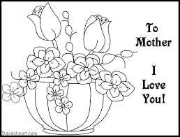 Card To Color For Mom Mothers Day Coloring Pages Mother S Day Colors Coloring Pages