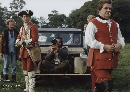 Barry Lyndon is a story which does not depend upon surprise. What is  important is not what is going to happen, but how it will happen." Kubrick  on #BarryLyndon, pictured here behind