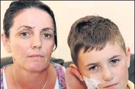 Son 'lucky he wasn't killed'