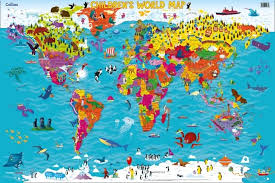 Cartina Del Mondo Mappa Del Mondo Mappe Illustrate Mappe