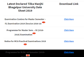 The results of the exam are also released fairly, no discrimination is done against anyone. Tmbu Special Exam Date Sheet 2021 Part 1 2 3 Session 2013 To 2016