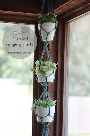 Diy Hanging Mason Jar Planter Blumenampeln Hangepflanzen Zimmer Pflanzenkubel