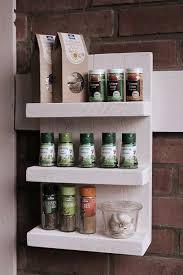 Holz Gewurzregal Wandregal Kuchenregal Standregal Hangeregal Weiss Vintage Shabby Ebay Decor Home Decor Floating Shelves