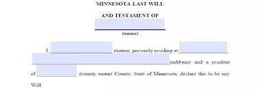 Learn about assessments and what a career assessment can tell you. Fillable Minnesota Last Will And Testament Form Free Formspal
