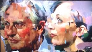 Christian Hook Semi Final Sky Arts Portrait Artist Of The Year Richard Dawkins Sally Hitchener Portrait Artist Christian Hook Artist