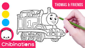 Gambar berikut adalah gambar film kartun, yaitu thomas and friends, gambarnya sangat sederhana dan mudah untuk diwarnai. Menggambar Dan Mewarnai Thomas Friends How To Draw Thomas Friends Chibinations Youtube