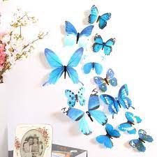 Jual beli online aman dan nyaman hanya di tokopedia. Butterfly Wall Sticker Stiker Dinding 3d Stiker Kupu Kupu Isi 12pc Lazada Indonesia