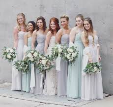 Spring Wedding Colors Sage And Grey Wedding Dresses Dessy Collection Celadon Taupe And Oyster Spring Wedding Colors Wedding Colors Wedding Theme Colors