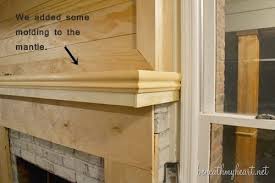 If you find any, pick up some acrylic caulk from your nearest home improvement store and use it to fill in. How To Build A Fireplace Surround Beneath My Heart Build A Fireplace Fireplace Surrounds How To Build A Fireplace Surround