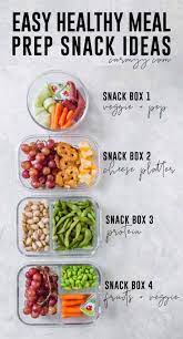 Easy Healthy Meal Prep Snack Ideas Recipe Easy Healthy Meal Prep Meal Prep Snacks Healthy Snacks Recipes