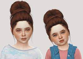 Simiracle Nightcrawler S Flirt Hair Retextured Sims 4 Hairs Sims 4 Toddler Toddler Hair Sims 4 Sims Hair