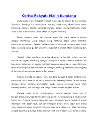 Demikianlah pembahasan kali ini mengenai contoh ringkasan cerita rakyat nusantara secara singkat atau pendek. Cerita Malin Kundang Singkat