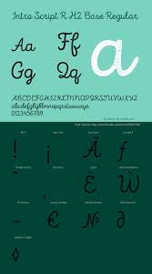 All fonts are in truetype format. Intro Script R H2 Base Font Family Intro Script R H2 Base Handwriting Typeface Fontke Com