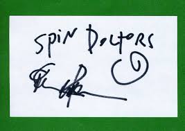 Chris Barron Lead Singer of The Spin Doctor's Signed 3x5 Index Card C12811