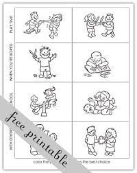 See our guide on how to to choose color. A Year Of Fhe 2011 Wk 25 Our Choices Toddler Lessons Activity Sheets Make Good Choices