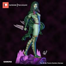 Gamora NSFW V1 - MINISTL - for 3D Printing