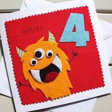 And with these 50 diy birthday cards, everyone in your life will get something handmade and from the heart! Monster Personalised Children S Birthday Card Handmade Felt And Fabric Card Boys Birthday Card Sons Birthday Card Grandsons Card Birthday Cards For Boys Handmade Birthday Cards Fabric Cards