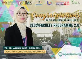 In 2003 the institute of informatics and the department of cartography of the faculty of science established the faculty of informatics. Ums Official On Twitter Congratulations To Ts Dr Aslina Binti Baharum From Faculty Of Computing And Informatics Ums On The Appointment As The Fellow Of Ceo Faculty Programme 2 0 Cycle 2 She