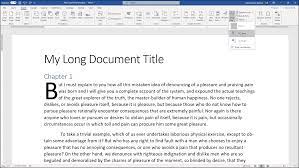 Add A Drop Cap In Word Instructions And Video Lesson