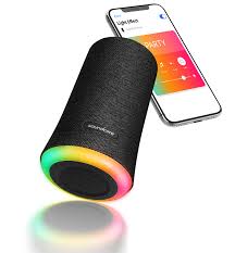 The anker soundcore flare 2 is a small, portable bluetooth speaker with multicolored lights. Flare Soundcore