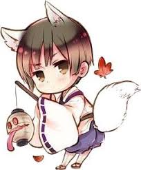 Japan Wolf Kawwi Hetalia Chibi Hetalia Japan Anime Chibi