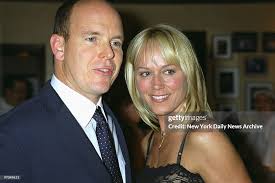 Prince Albert of Monaco and date, actress Darlene Vogel, at Baldoria...  News Photo